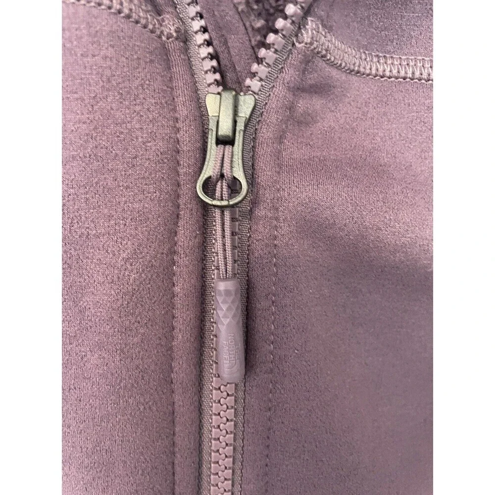 North Face Jacket Womens XS Full‎ Zip Long Sleeve Outdoors Purple Fleece Soft